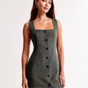Abercrombie & Fitch Mara Square Neck Mini Dress XS Tall